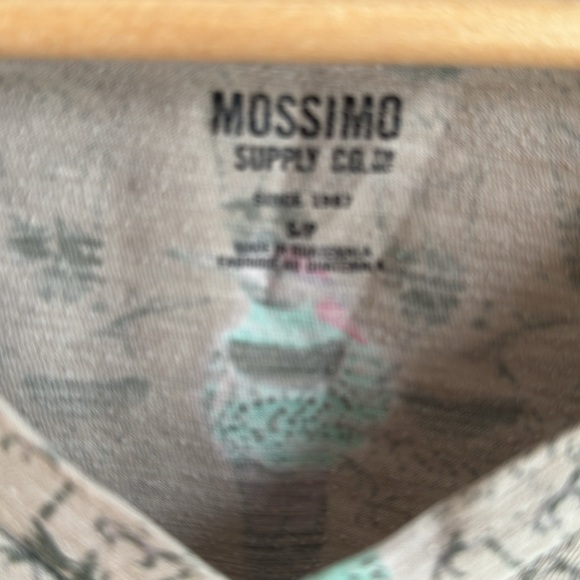 Bird print v-neck t-shirt - Picture 3 of 3